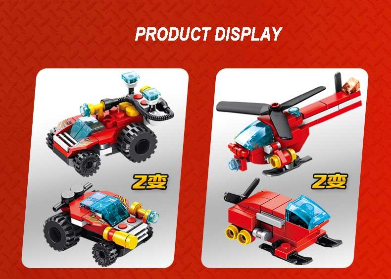 Camión De Bomberos City  12en1 /  557 (Bloques De Construcción)