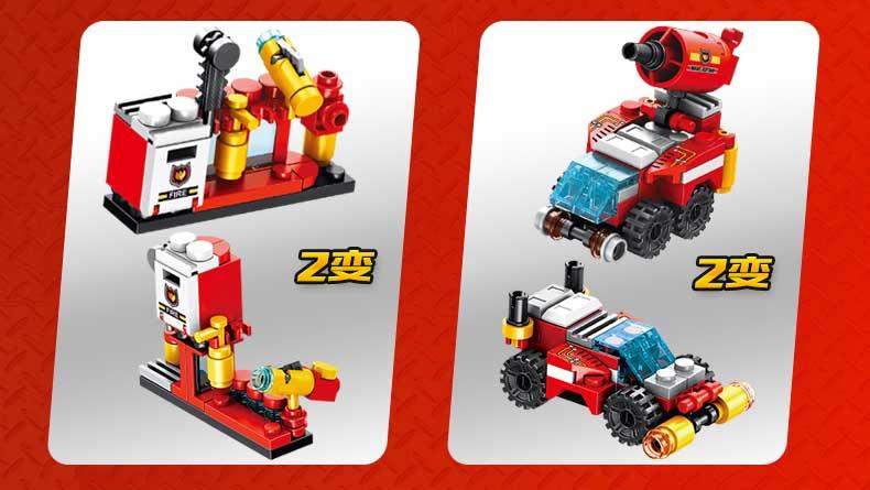 Camión De Bomberos City  12en1 /  557 (Bloques De Construcción)