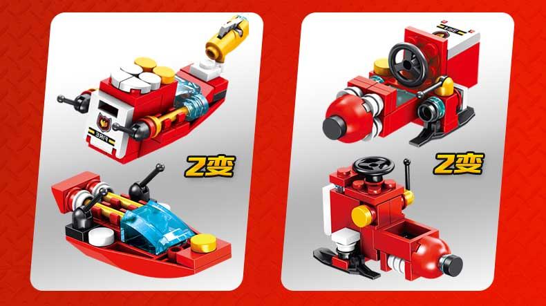 Camión De Bomberos City  12en1 /  557 (Bloques De Construcción)