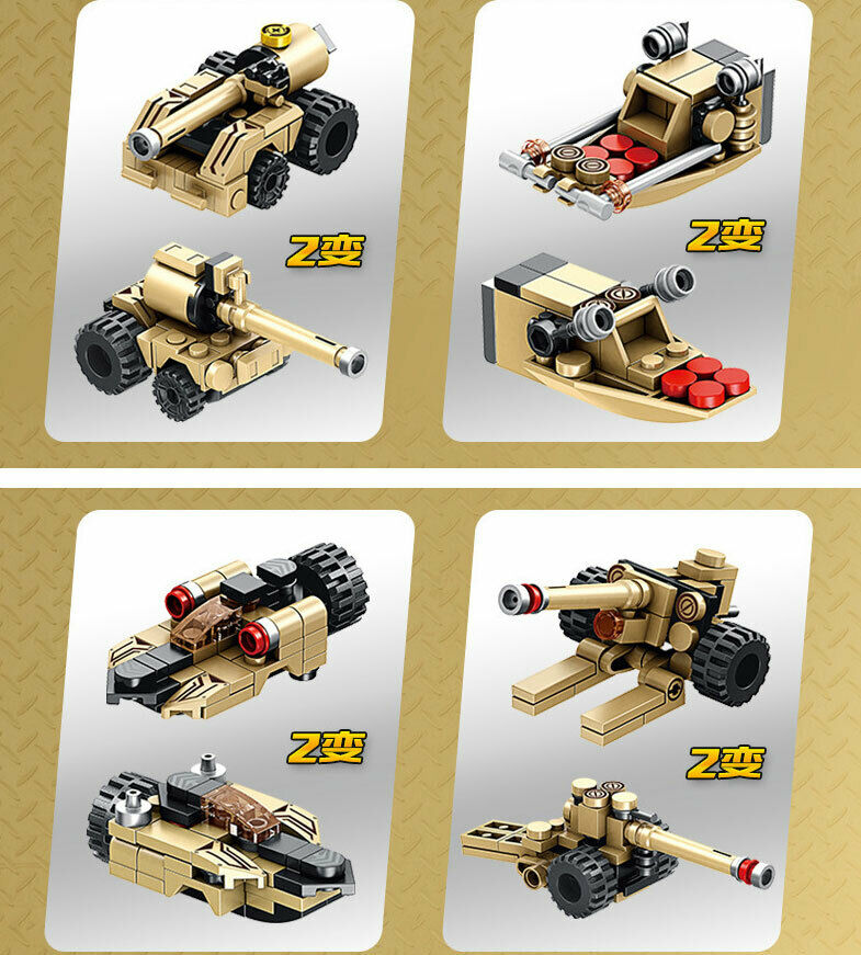 Camión Patriot Defensa Antiaérea 12en1 / 549 PCS (bloques De Construcción)