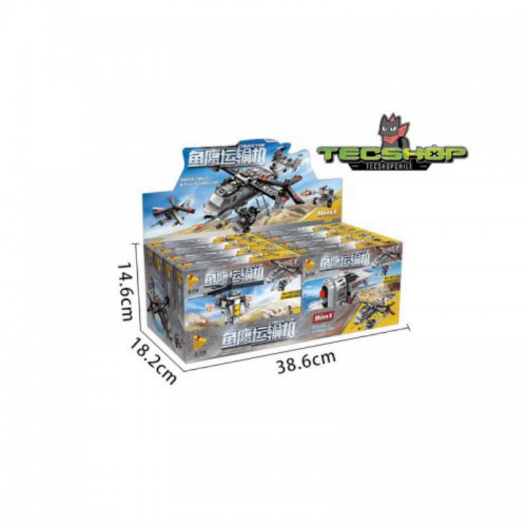 Helicóptero Conveyor 8 En 1 Bloques De Construcción