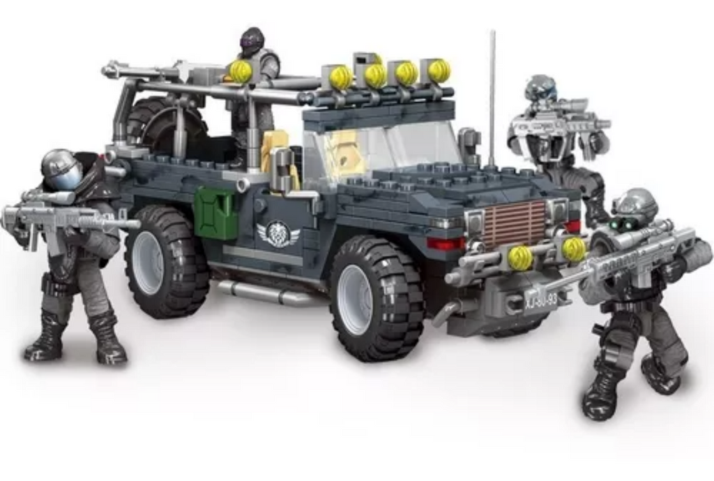 Jeep Flying Tigers xj-834 Bloques De Construcción