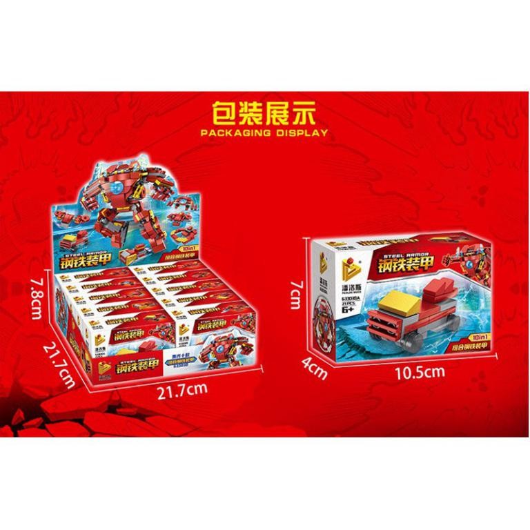 Steel Armor Mecha 10 En 1