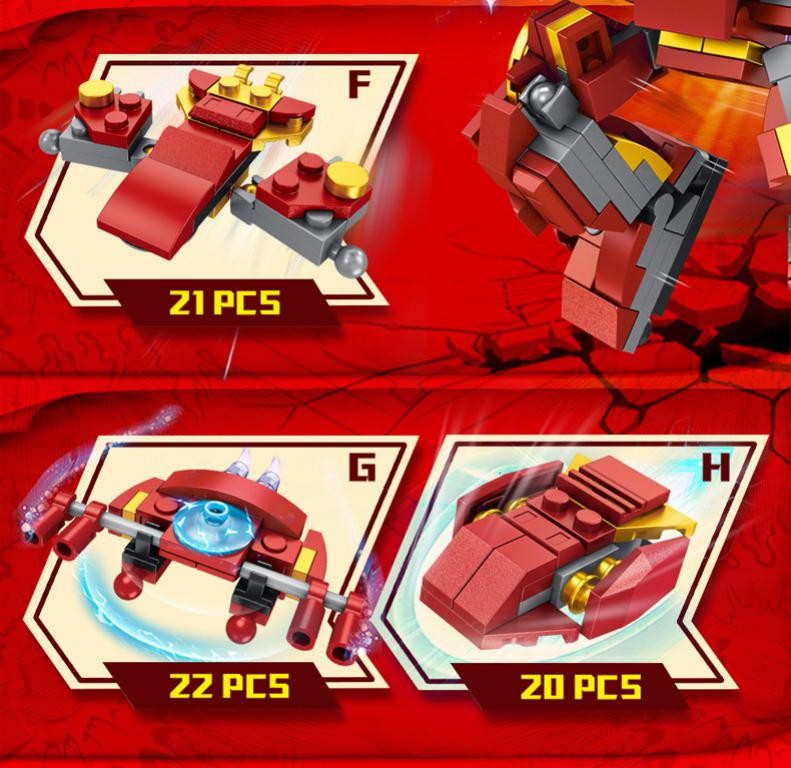 Steel Armor Mecha 10 En 1