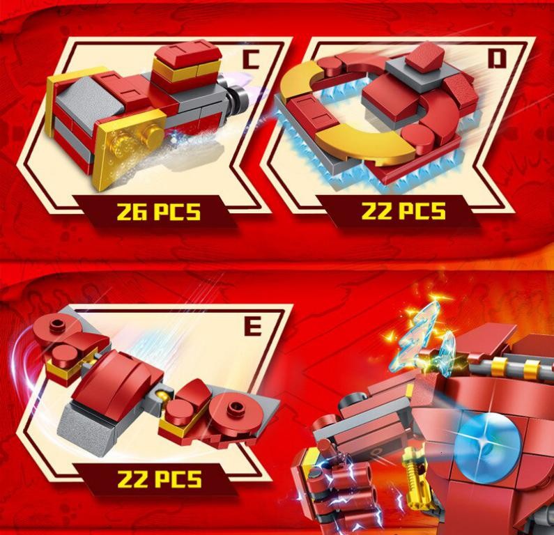 Steel Armor Mecha 10 En 1