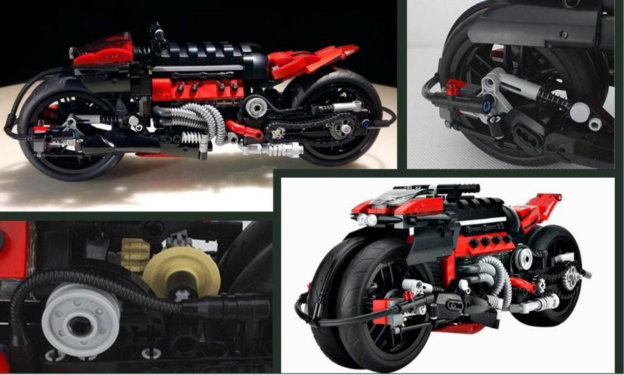 Motocicleta Xingbao Dream Car 680pcs Bloques De Construcción