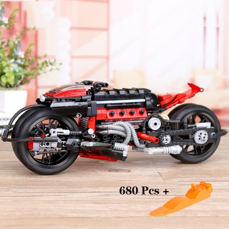 Motocicleta Xingbao Dream Car 680pcs Bloques De Construcción