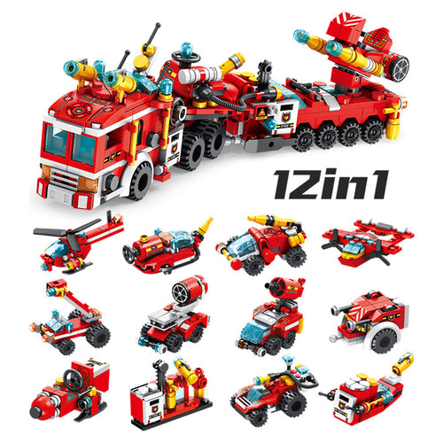 Camión De Bomberos City  12en1 /  557 (Bloques De Construcción)
