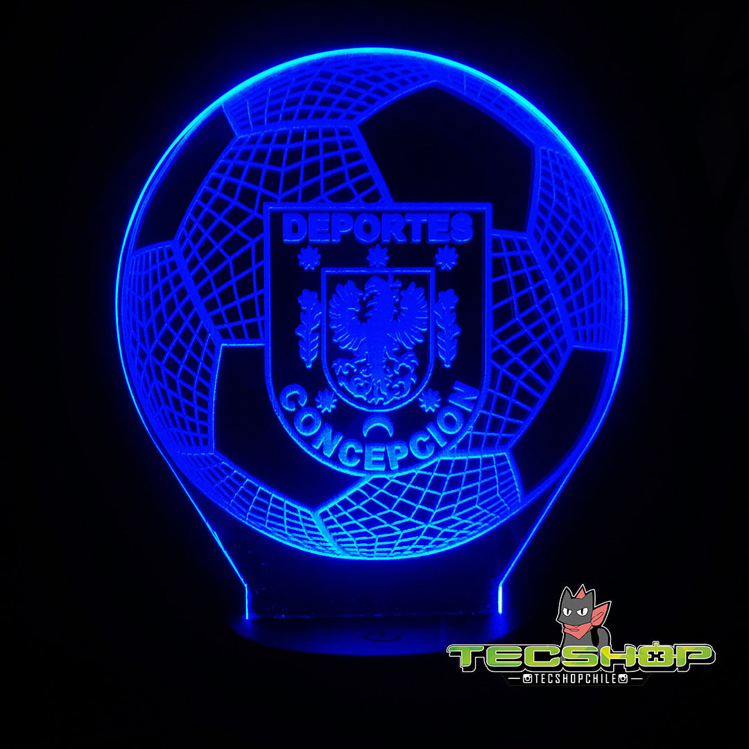 Lámpara Led Balón Deportes Concepción + Control Remoto