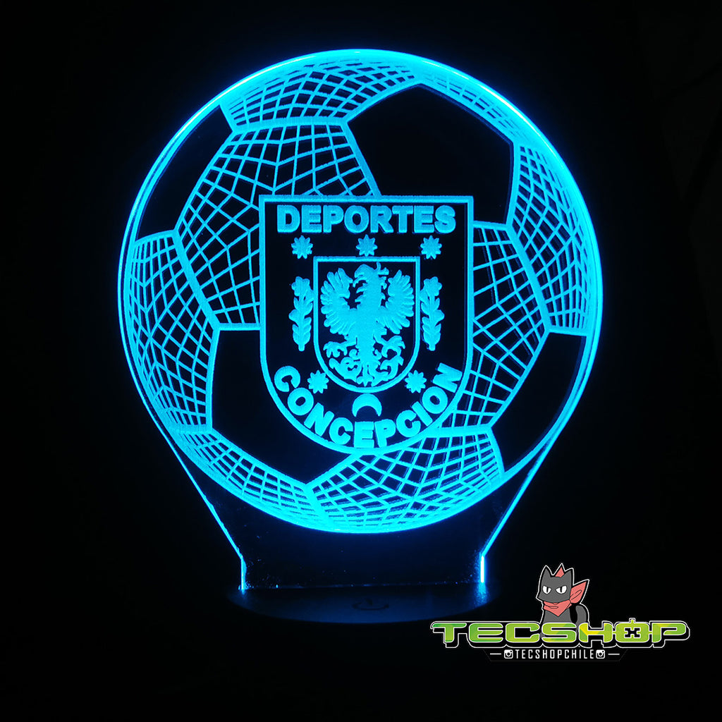 Lámpara Led Balón Deportes Concepción + Control Remoto