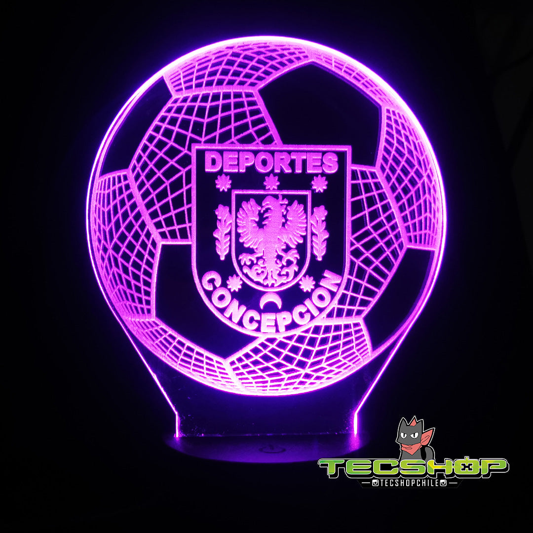 Lámpara Led Balón Deportes Concepción + Control Remoto