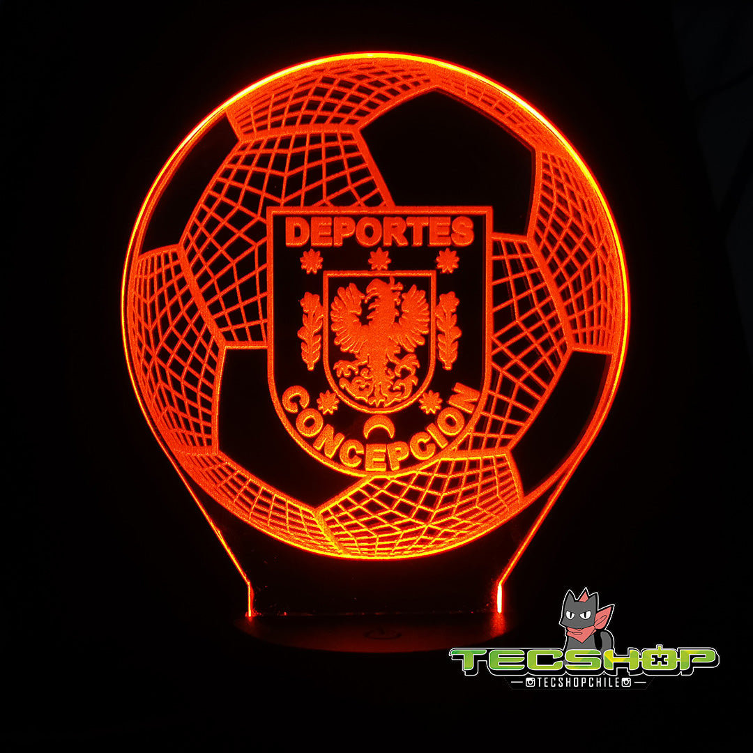 Lámpara Led Balón Deportes Concepción + Control Remoto