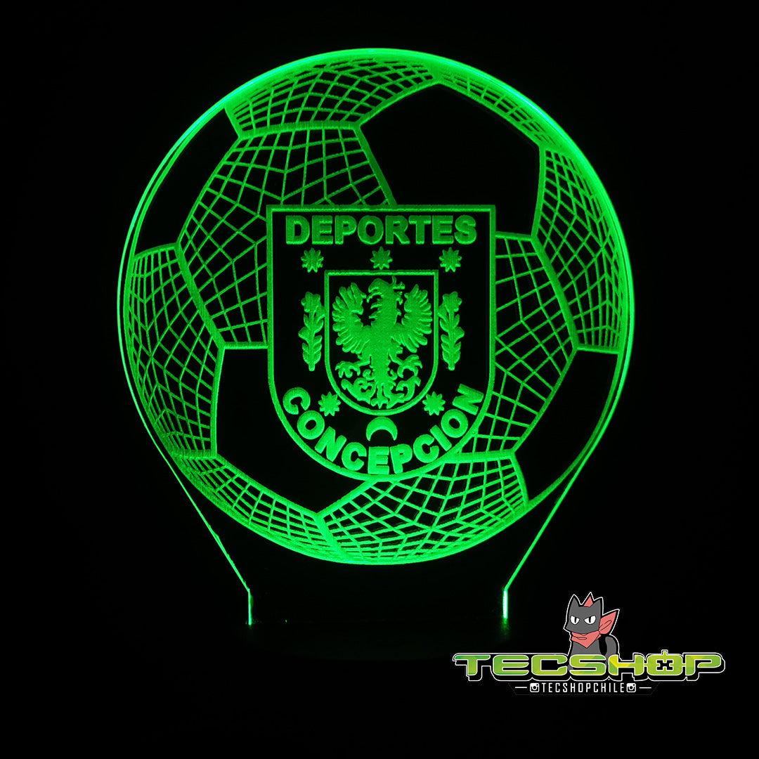 Lámpara Led Balón Deportes Concepción + Control Remoto