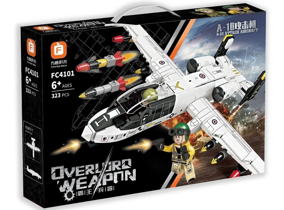 Avión De Combate A-10 Thunderbolt 323 PCS (Bloques De Construcción)