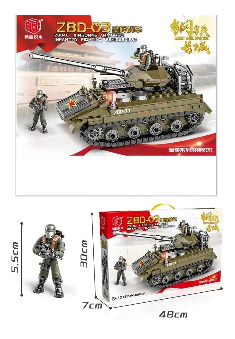 Tanque  Zbd-03 485pcs (bloques De Construcción)