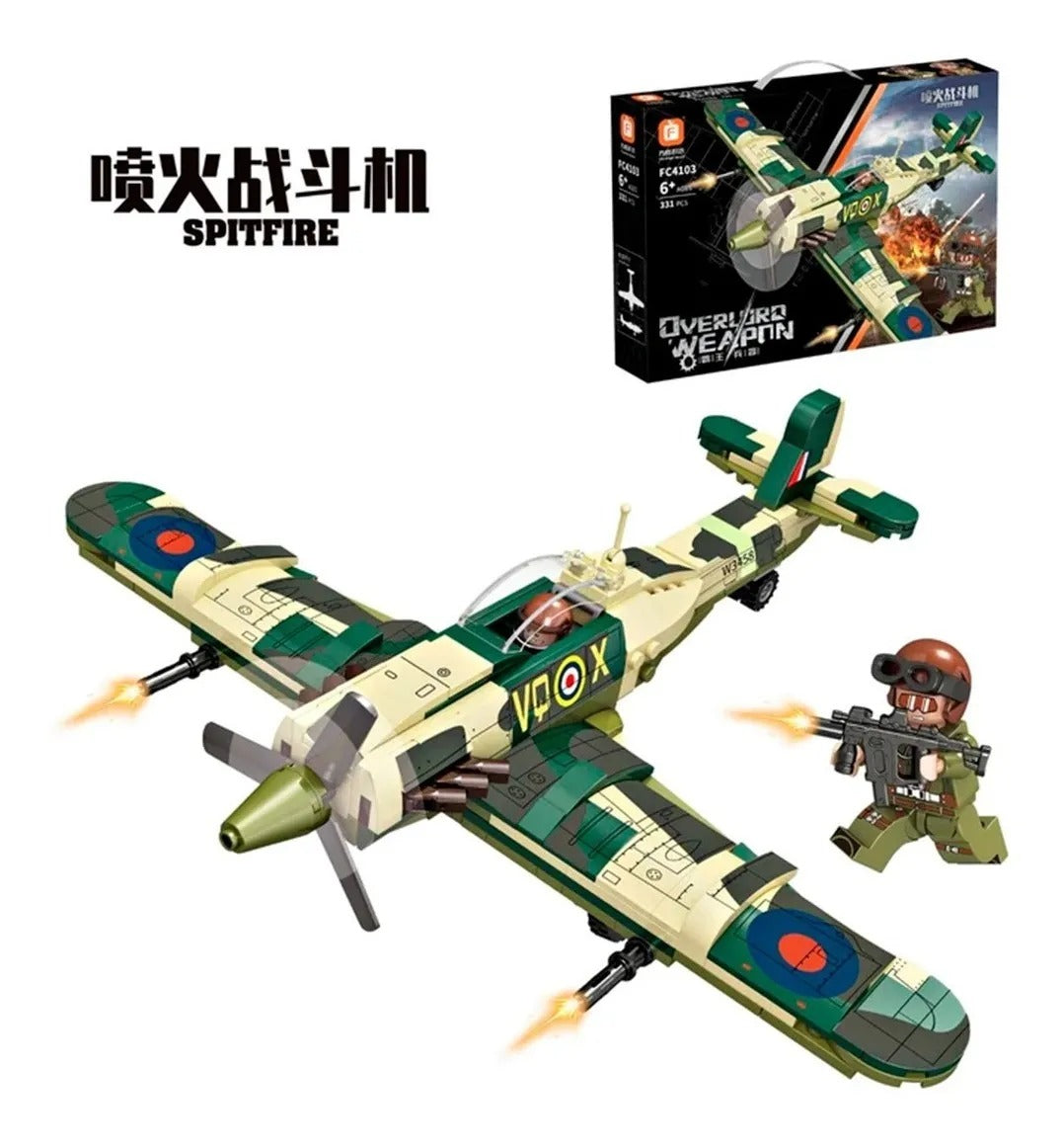 Avión Spitfire 331 Pcs (Bloques De Construcción)