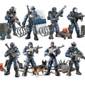 Set Soldados Fuerzas Especiales Swat 8 Unidades bloques de contrucción