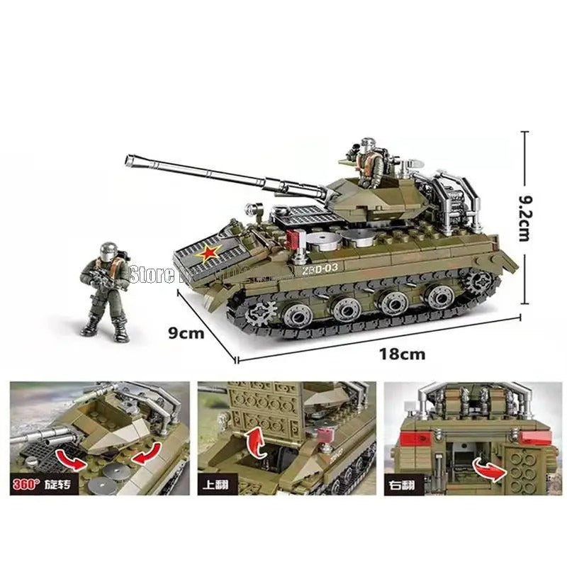 Tanque  Zbd-03 485pcs (bloques De Construcción)