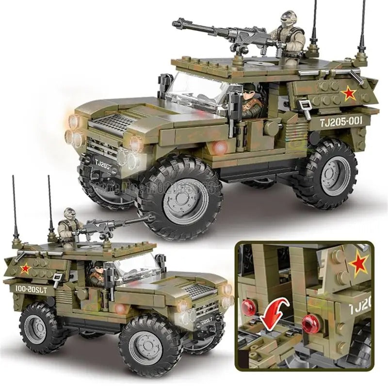 Jeep   TJ-205   405 PCS   Bloques de Contrucción