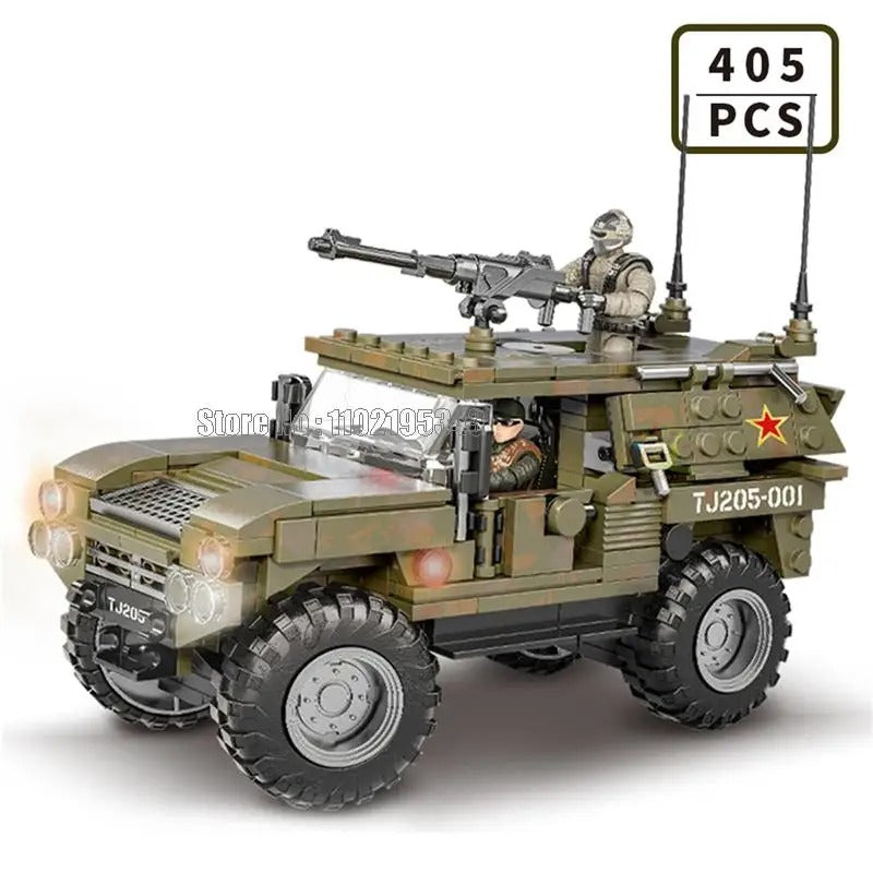 Jeep   TJ-205   405 PCS   Bloques de Contrucción