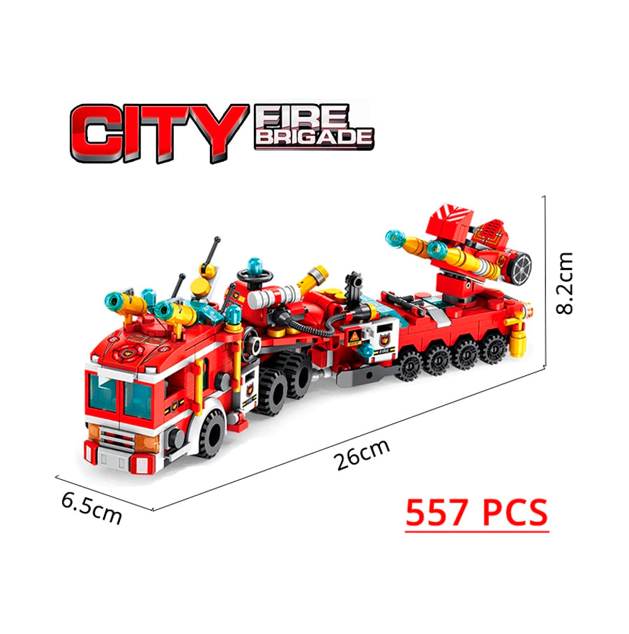 Camión De Bomberos City  12en1 /  557 (Bloques De Construcción)