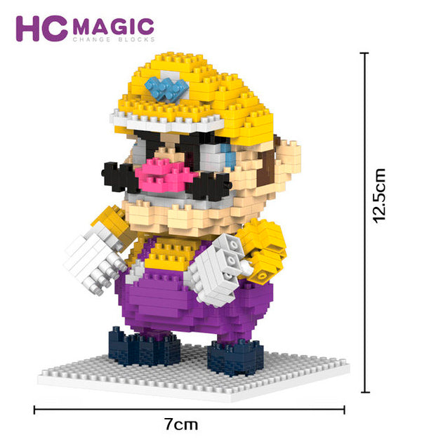 Wario ( Super Mario Bros) Mi Mini Bloques Armables