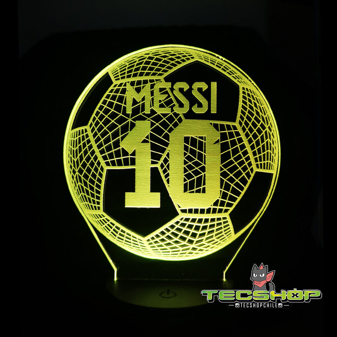 Lámpara Led Balón  De Messi + Control Remoto