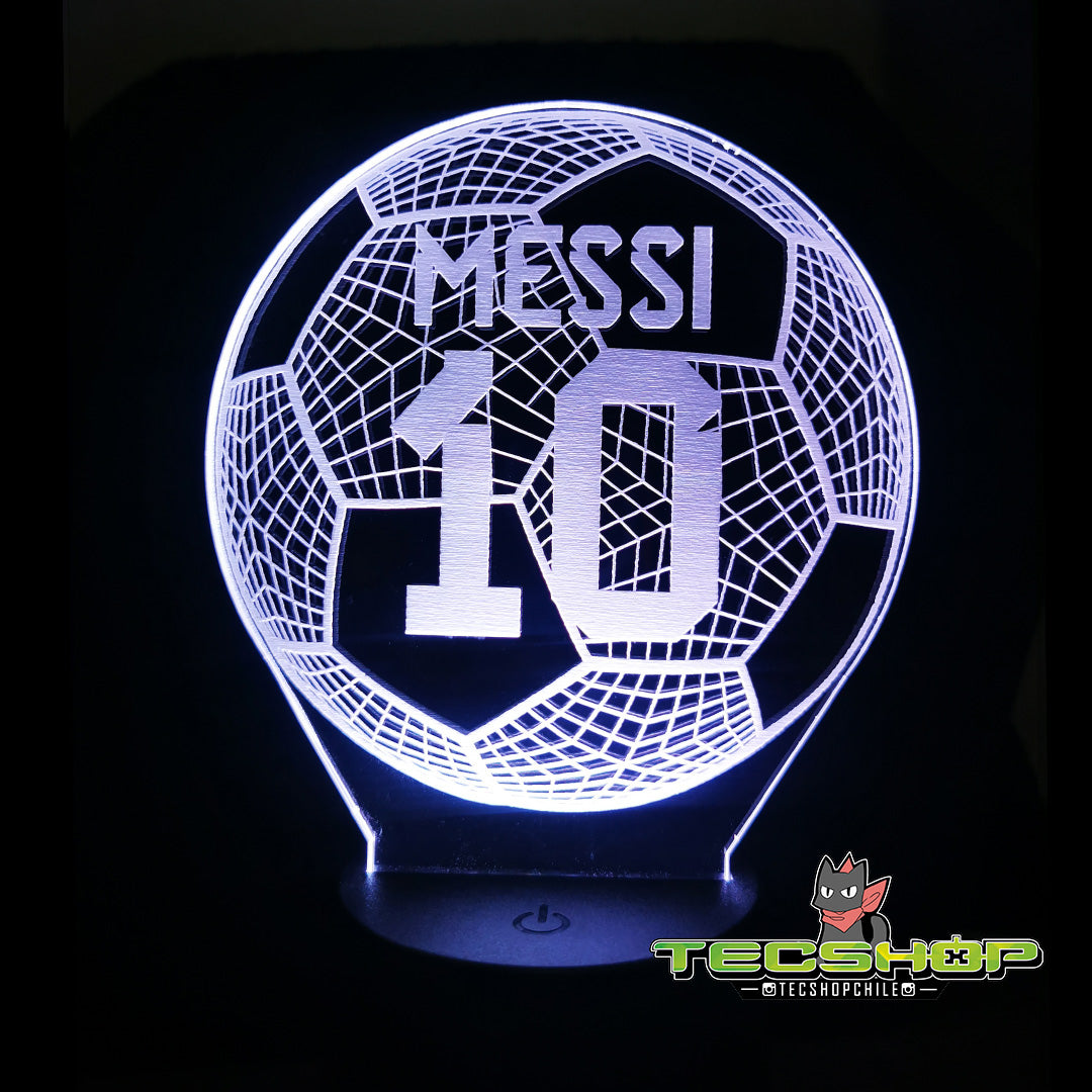 Lámpara Led Balón  De Messi + Control Remoto