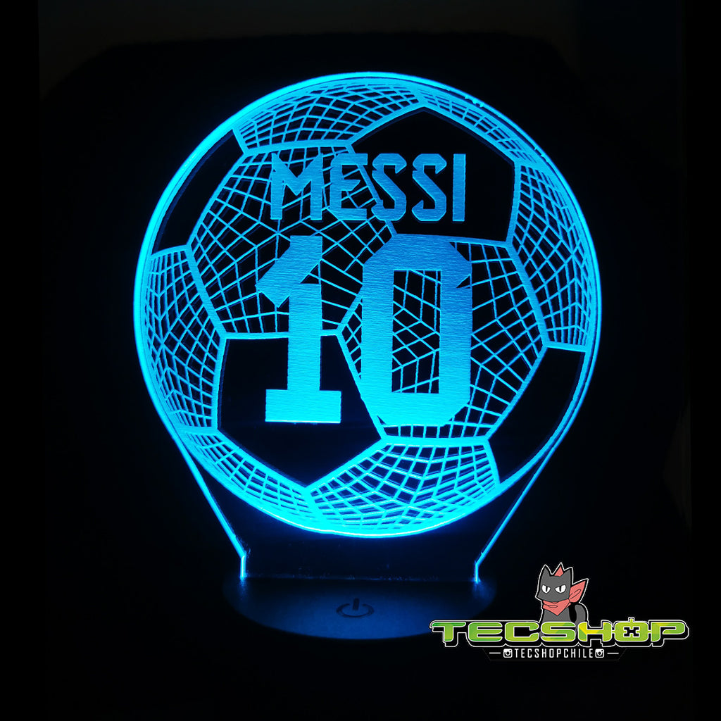 Lámpara Led Balón  De Messi + Control Remoto