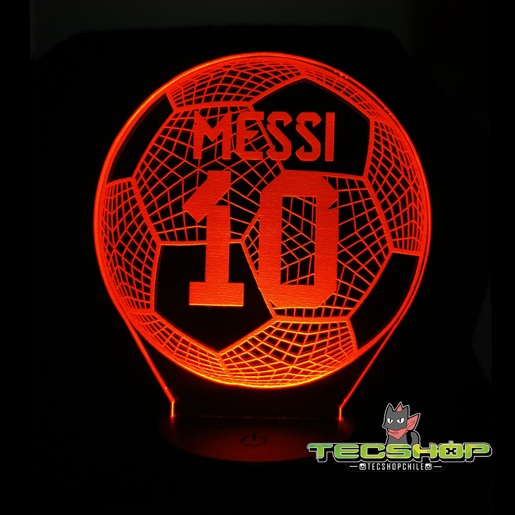Lámpara Led Balón  De Messi + Control Remoto