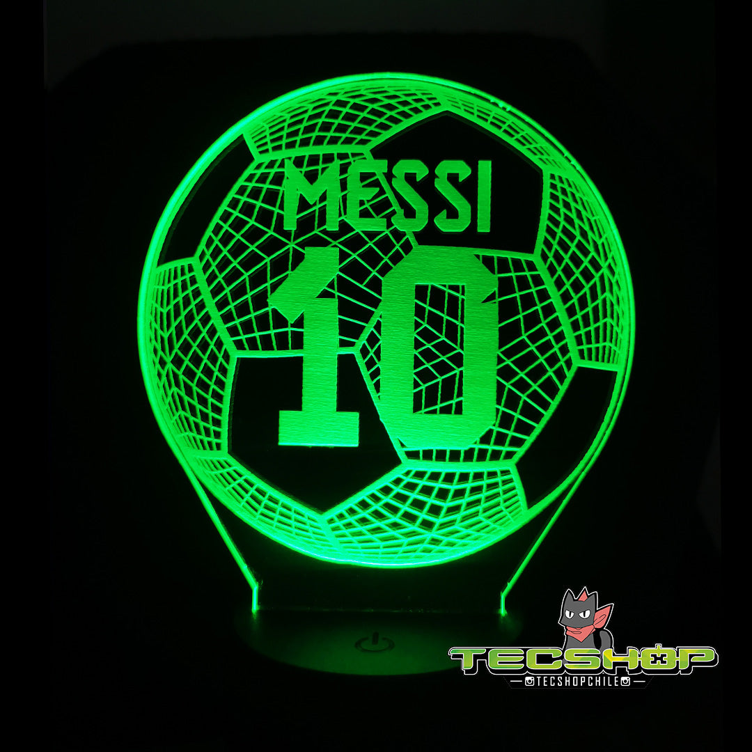 Lámpara Led Balón  De Messi + Control Remoto