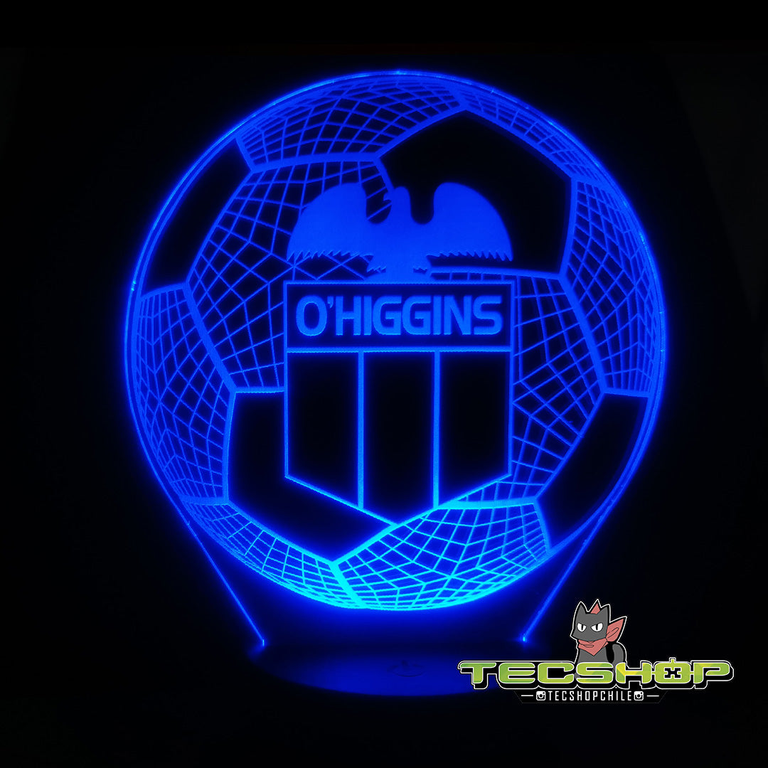 Lámpara Led Balón Club Deportivo O'higgins + Control Remoto