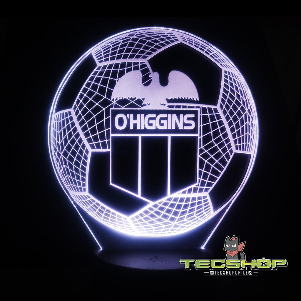 Lámpara Led Balón Club Deportivo O'higgins + Control Remoto