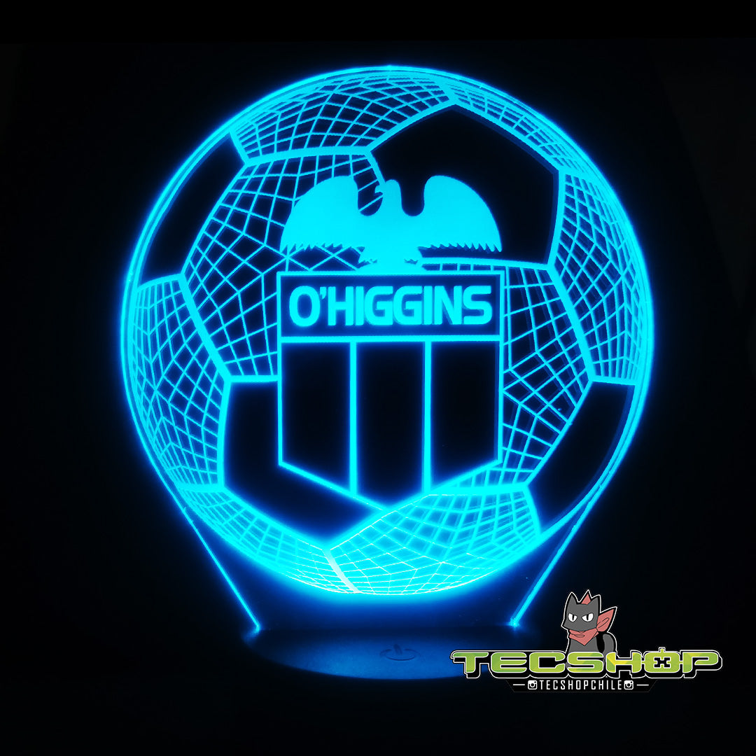 Lámpara Led Balón Club Deportivo O'higgins + Control Remoto