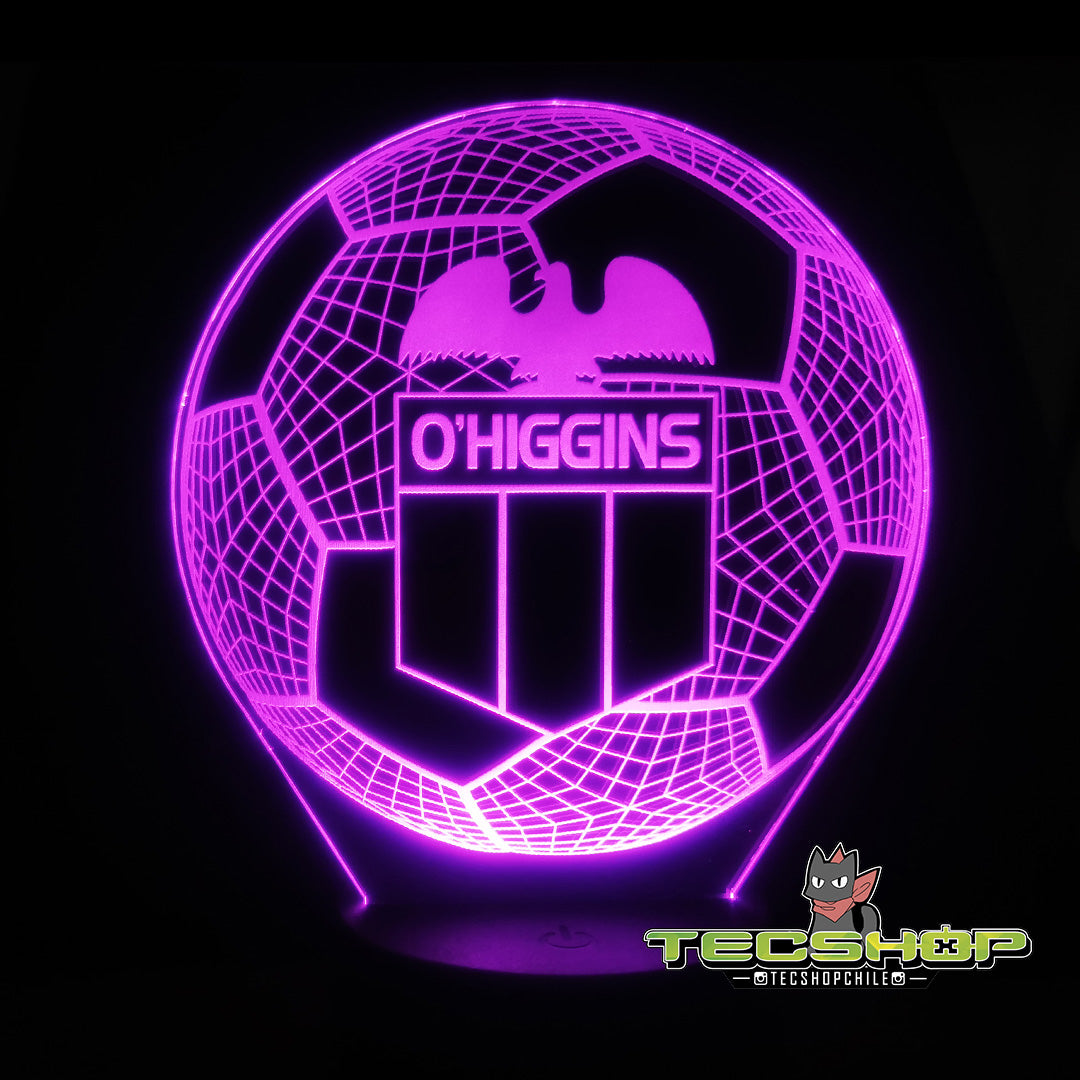 Lámpara Led Balón Club Deportivo O'higgins + Control Remoto