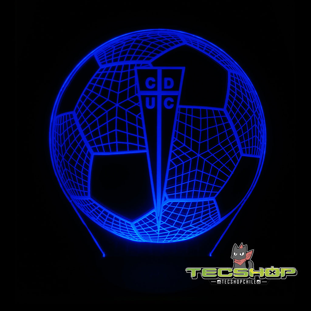 Lámpara Led Balón Universidad Católica + Control Remoto