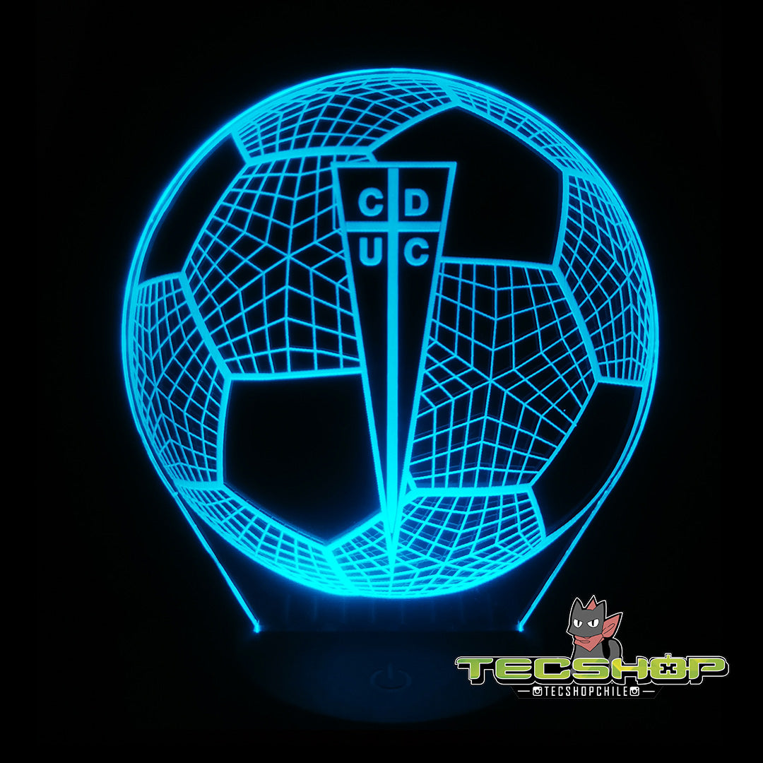 Lámpara Led Balón Universidad Católica + Control Remoto