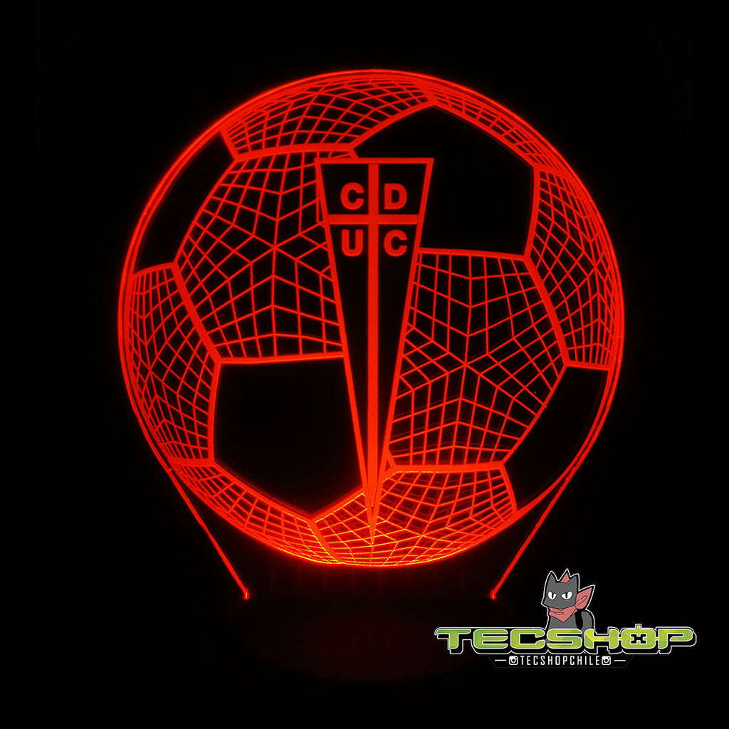 Lámpara Led Balón Universidad Católica + Control Remoto