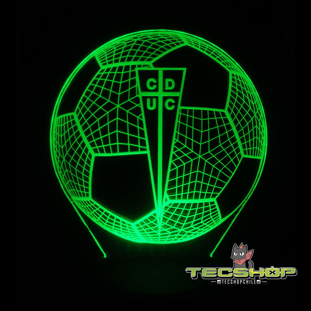 Lámpara Led Balón Universidad Católica + Control Remoto