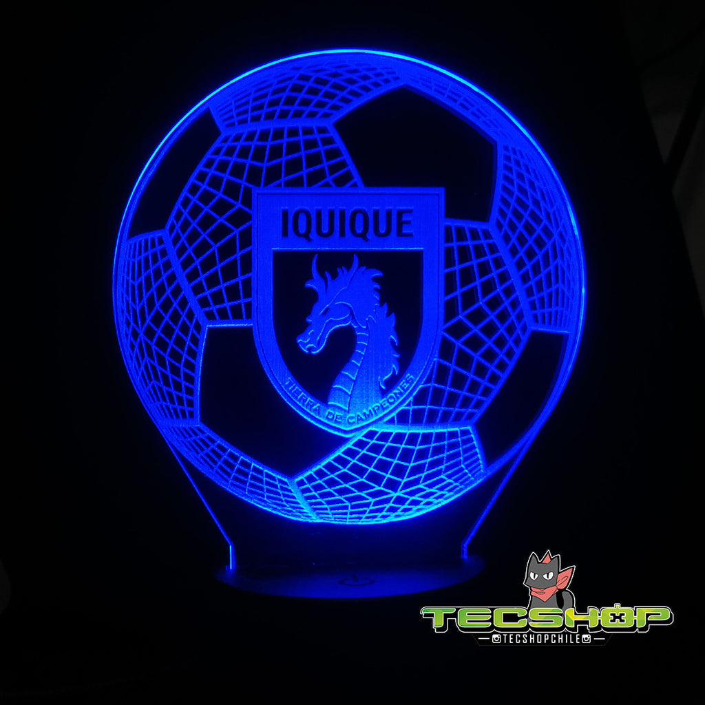 Lámpara Led Balón Deportes Iquique + Control Remoto