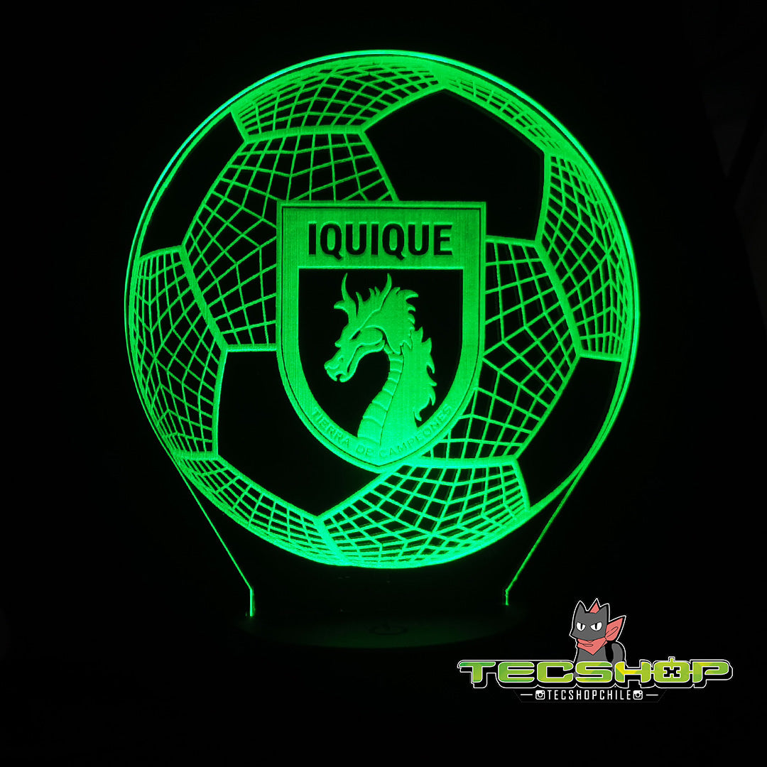 Lámpara Led Balón Deportes Iquique + Control Remoto
