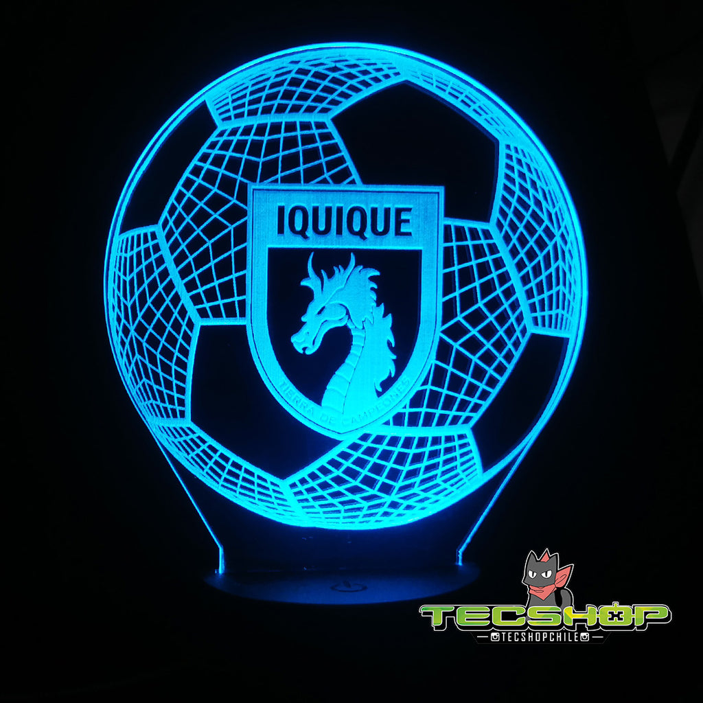 Lámpara Led Balón Deportes Iquique + Control Remoto