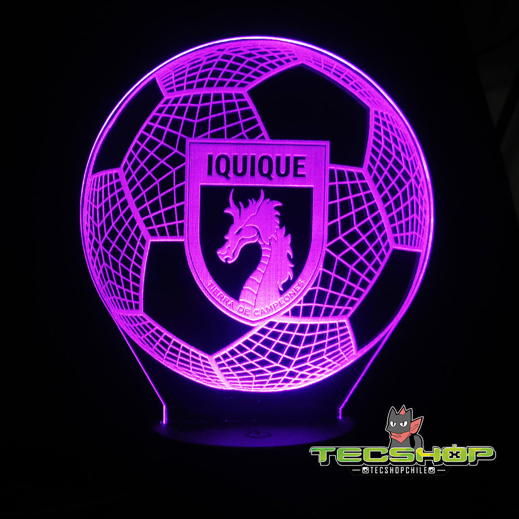 Lámpara Led Balón Deportes Iquique + Control Remoto