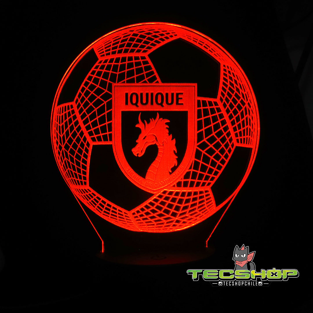 Lámpara Led Balón Deportes Iquique + Control Remoto