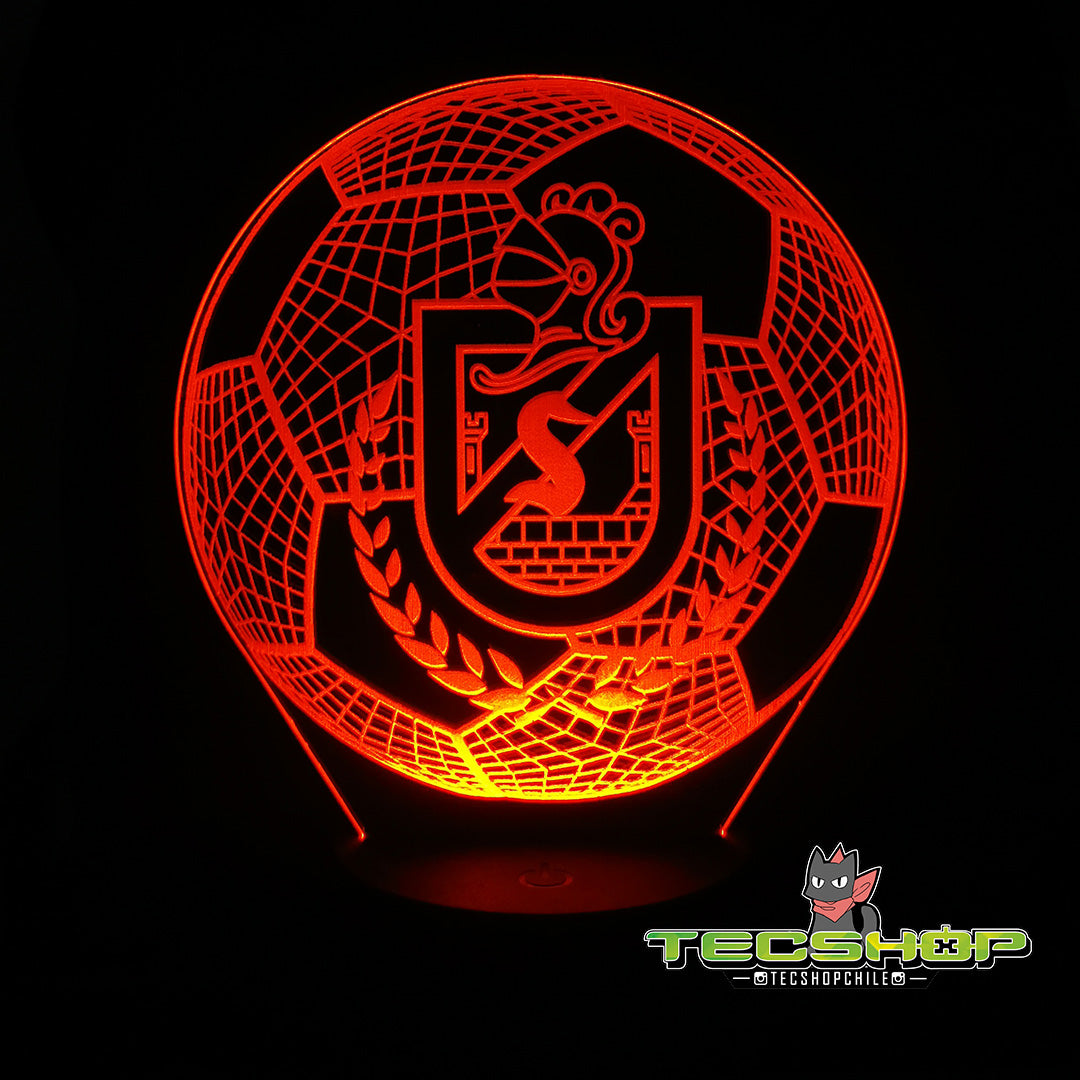 Lámpara Led Balón Club Deportes La Serena + Control Remoto