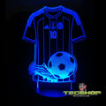 Lámpara Led Camiseta Argentina De Messi + Control Remoto