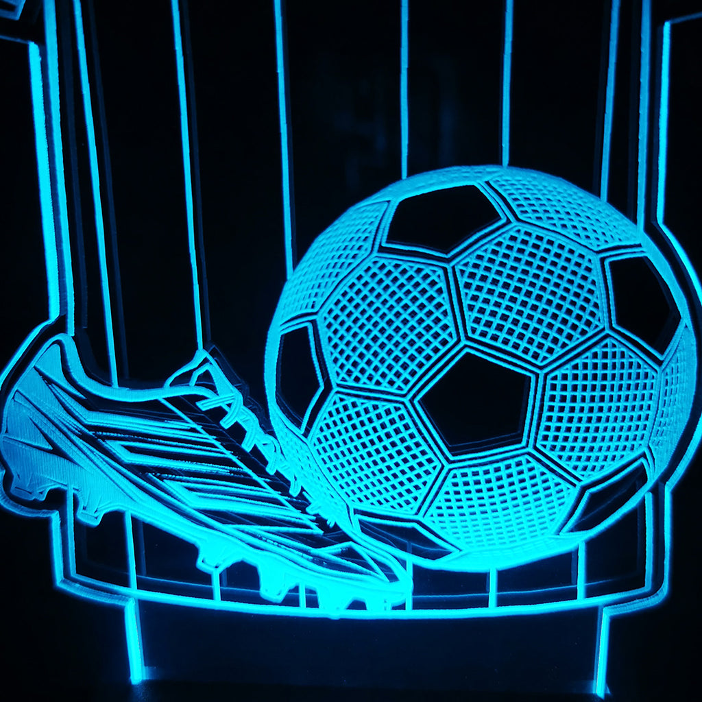 Lámpara Led Camiseta Argentina De Messi + Control Remoto