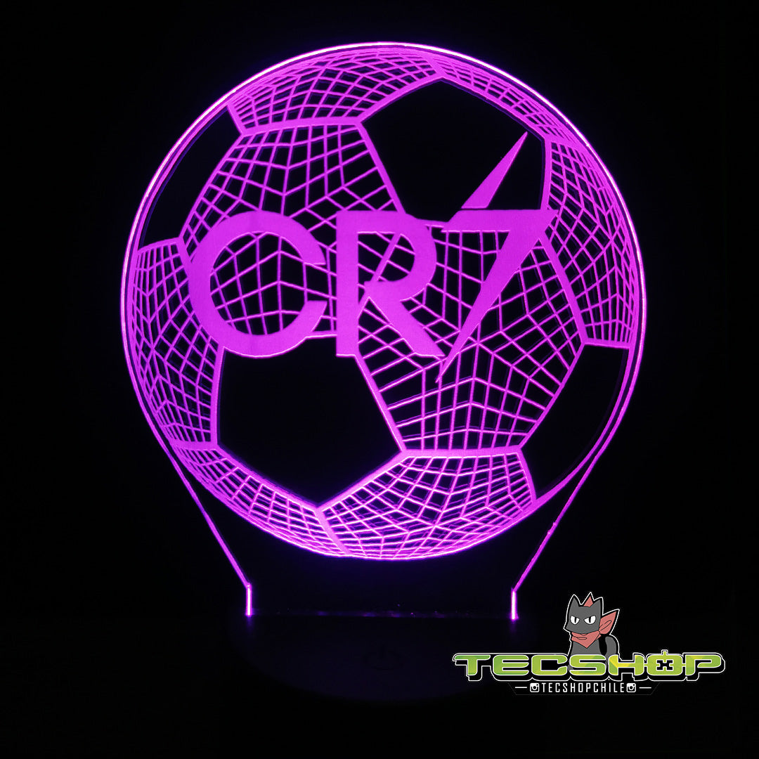 Lámpara Led Balón CR7 + Control Remoto