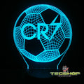Lámpara Led Balón CR7 + Control Remoto