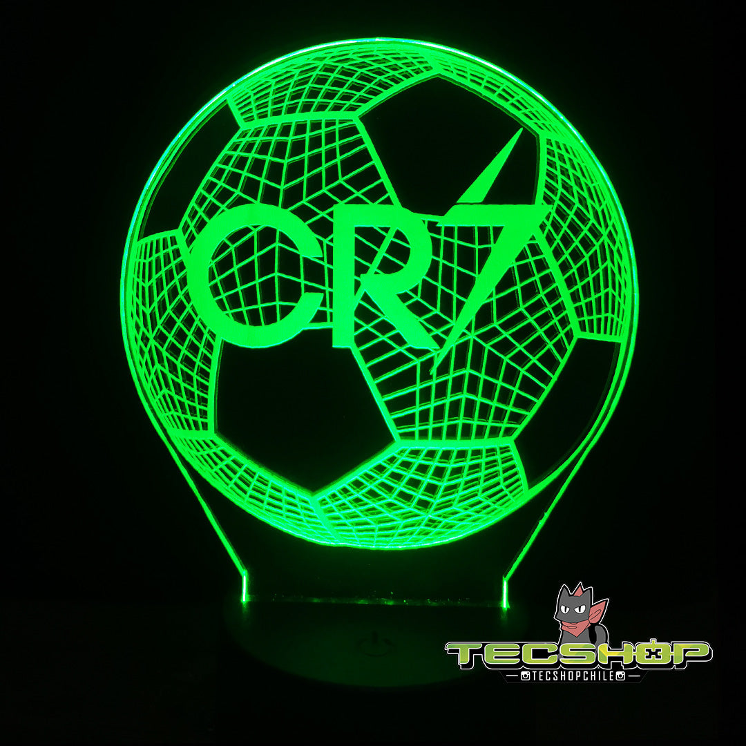 Lámpara Led Balón CR7 + Control Remoto